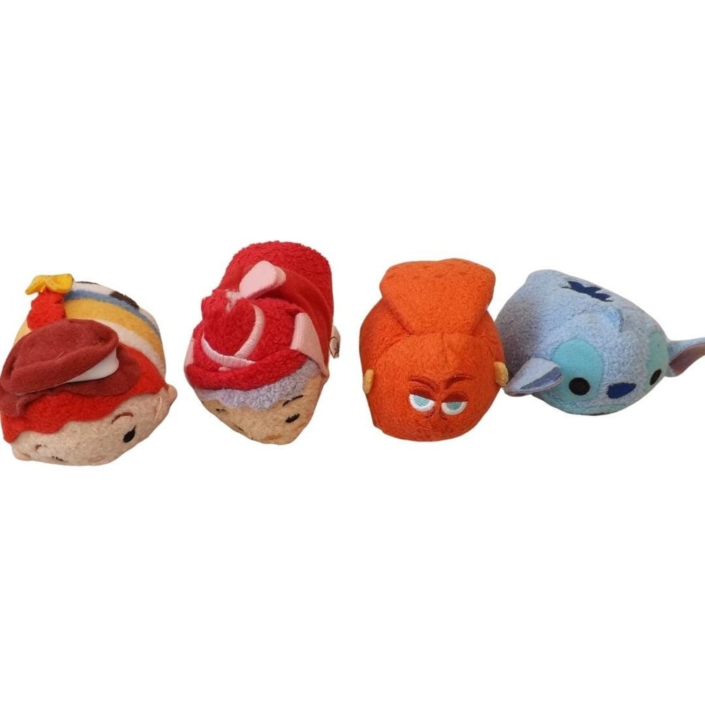 Lot of Five Disney Tsum Tsum Mini Figures -- See Description for Details